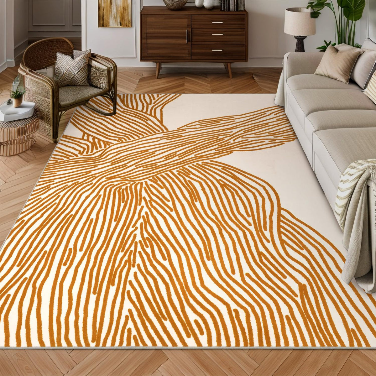 YIHOUSE Leopard Rug for Living Room, 5x7 Black and White Cute Cheetah Print Rug Modern Washable Ultra-Thin Animal Printed Rugs for Bedroom, Girls Boys Dorm Room Nursery Room, Playroom