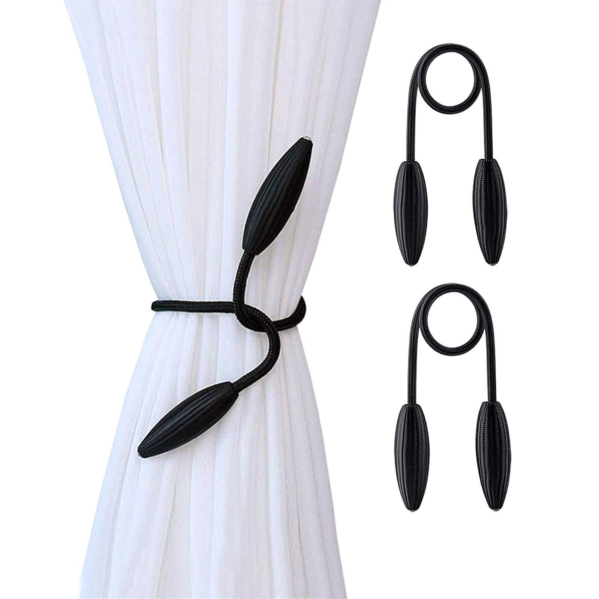 Gold Curtain Holdbacks Decorative Curtain Tiebacks, Set of 2