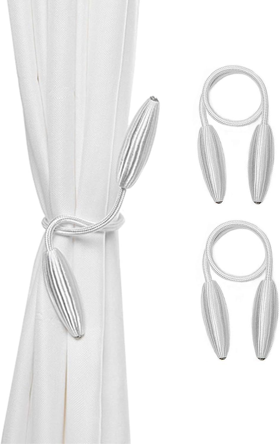 Gold Curtain Holdbacks Decorative Curtain Tiebacks, Set of 2