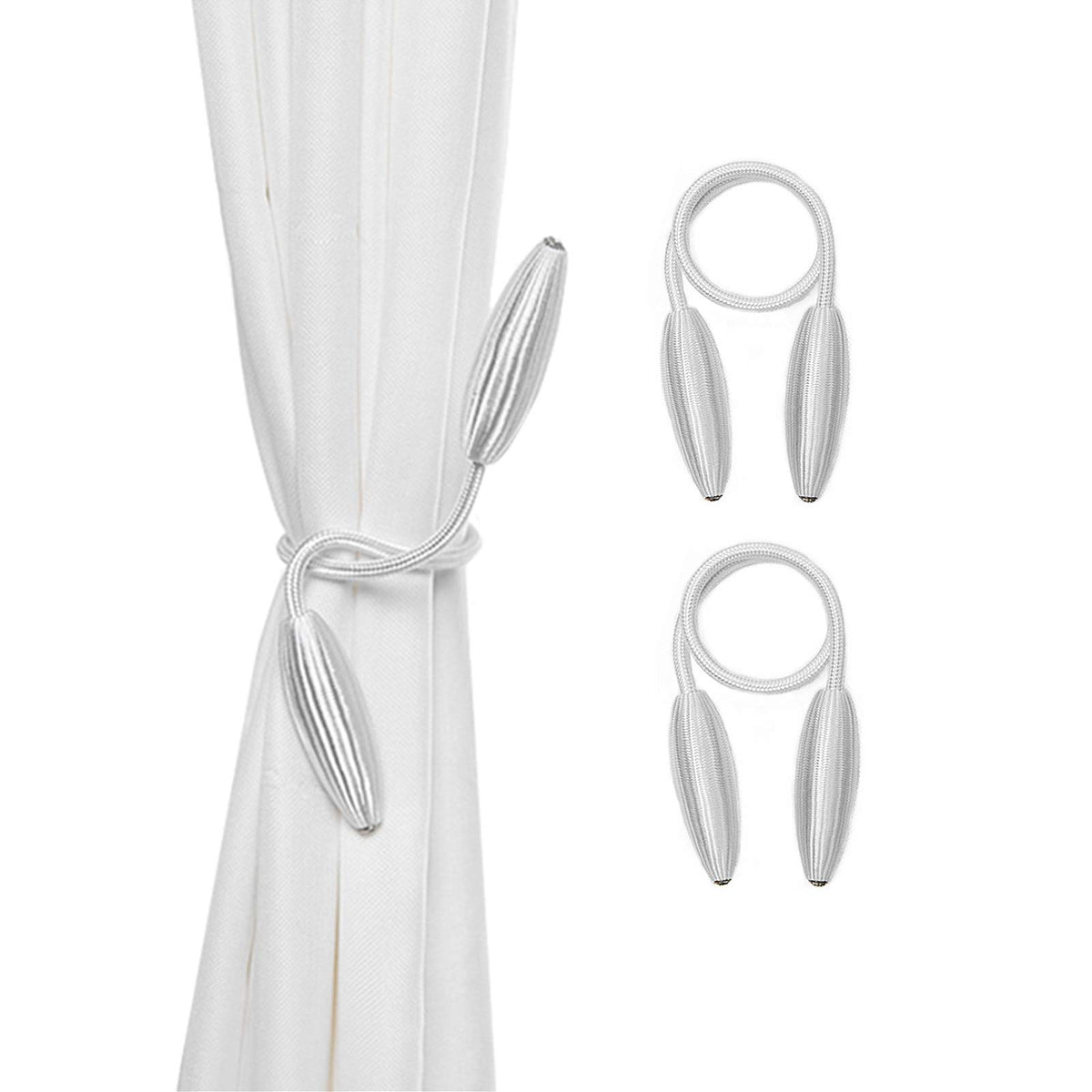 Gold Curtain Holdbacks Decorative Curtain Tiebacks, Set of 2