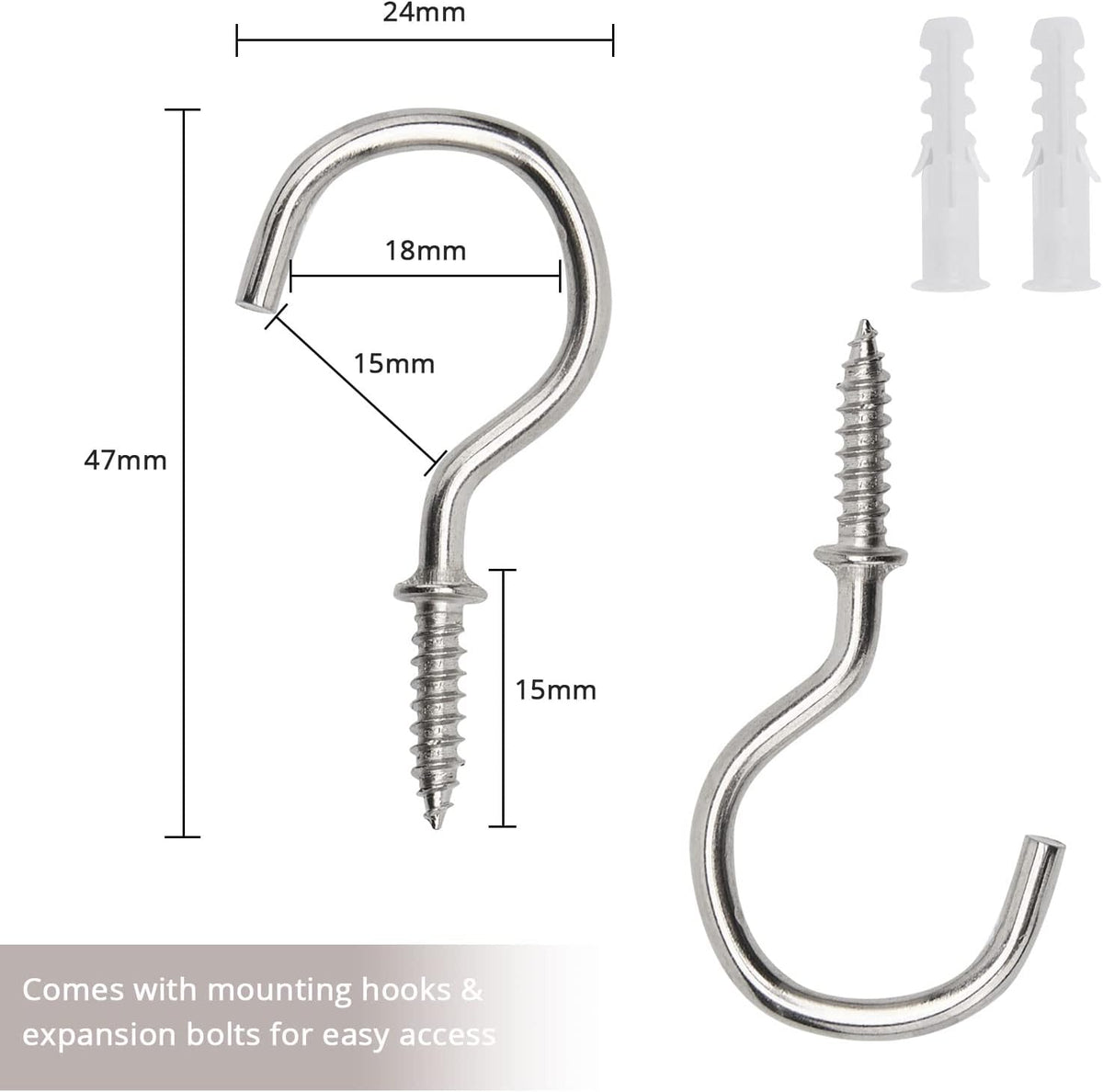 NICEEC 2 Pack Natural Cotton Rope Curtain Tiebacks Elegant Boho Style Decorative Drape Tie Backs Soft Hand-Woven Rope Curtain Holdbacks with Metal Hook for Home & Office Drapery (Coffee)