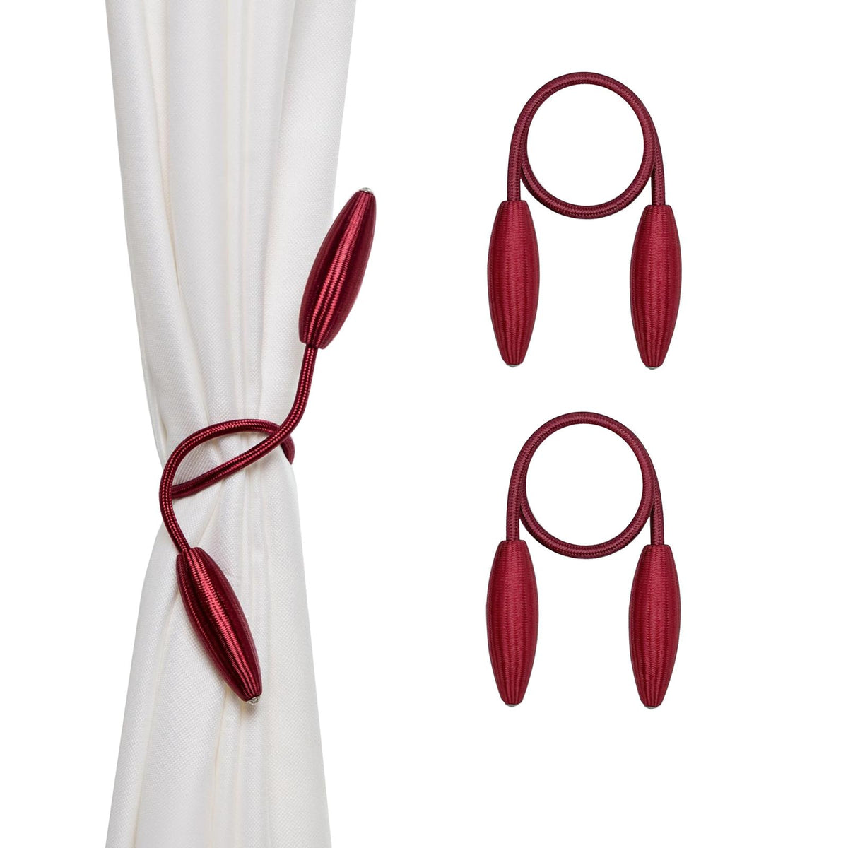 Gold Curtain Holdbacks Decorative Curtain Tiebacks, Set of 2