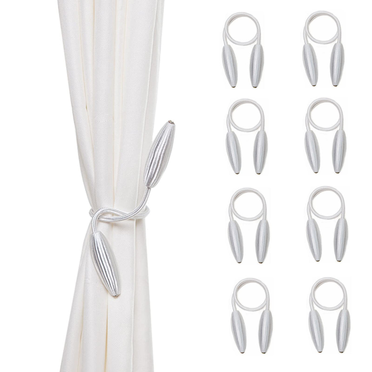 Gold Curtain Holdbacks Decorative Curtain Tiebacks, Set of 2