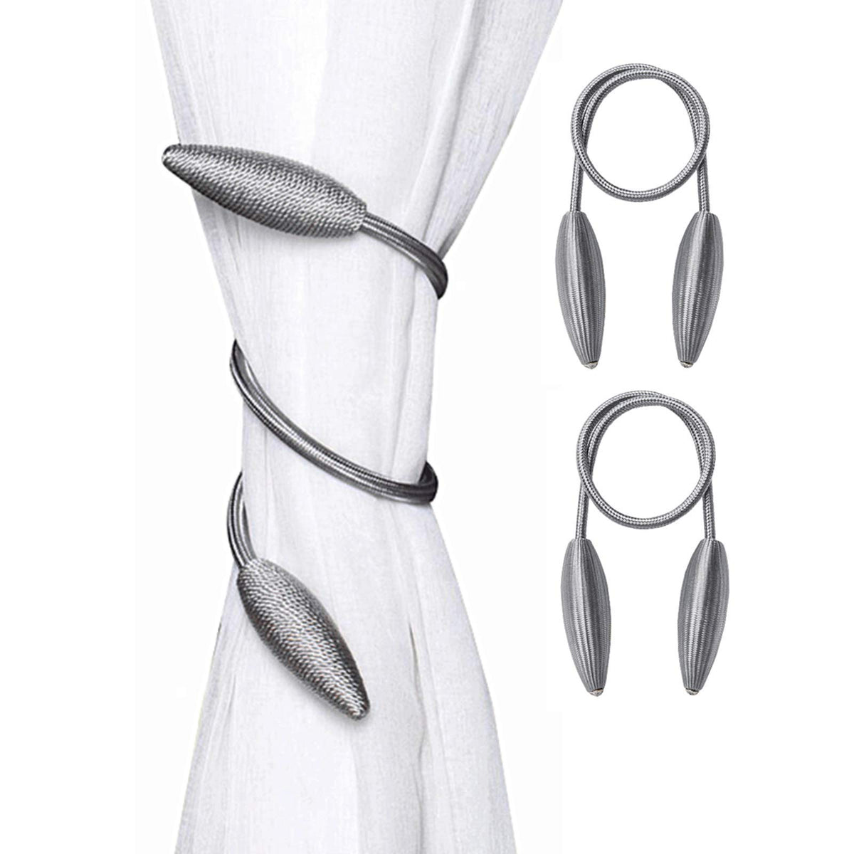 Gold Curtain Holdbacks Decorative Curtain Tiebacks, Set of 2