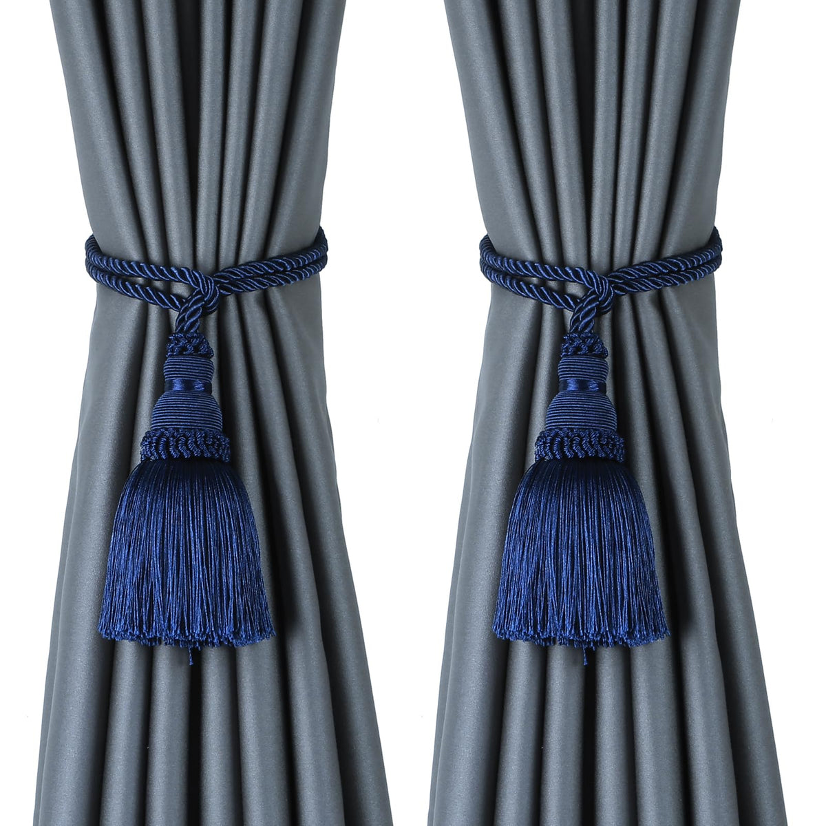 2 Pack Curtain Tie Backs Rope Tassels for Curtain Holdback