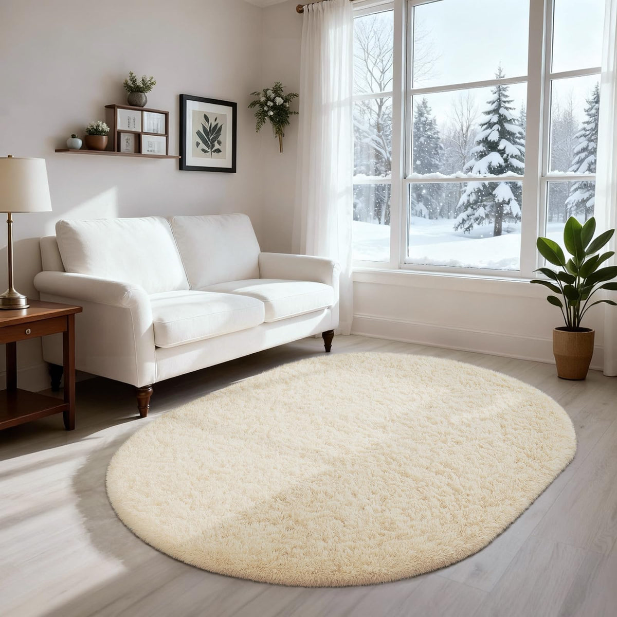 Ophanie Leopard Rugs for Bedroom Living Room, Cheetah Print Rug Fluffy Shag Large Fuzzy Plush Soft Throw,Large Shaggy Floor Faux Animal Throw 4x6 Carpets,Decor Aesthetic with Over 99 pcs Pile fibers