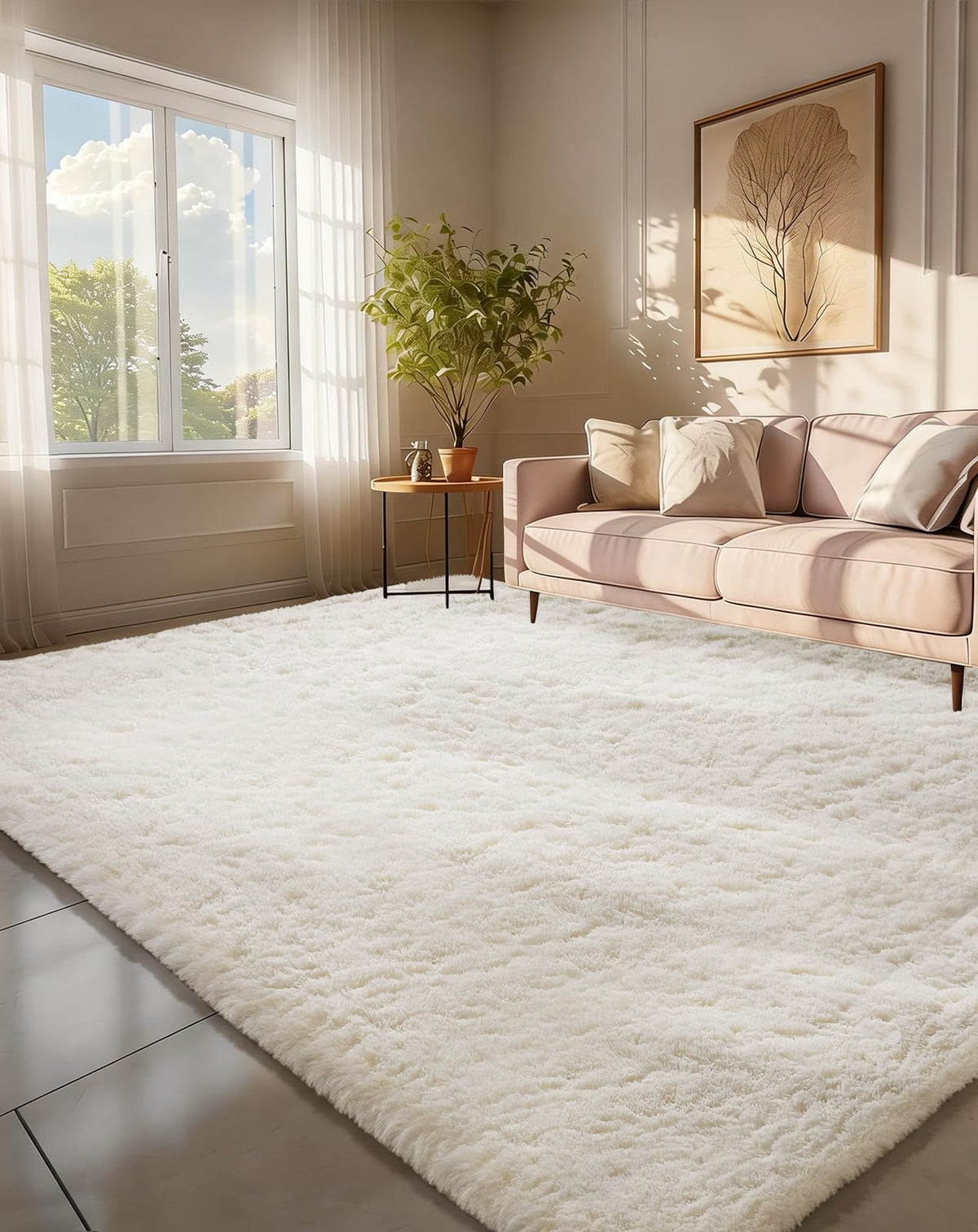 Ophanie Leopard Rugs for Bedroom Living Room, Cheetah Print Rug Fluffy Shag Large Fuzzy Plush Soft Throw,Large Shaggy Floor Faux Animal Throw 4x6 Carpets,Decor Aesthetic with Over 99 pcs Pile fibers