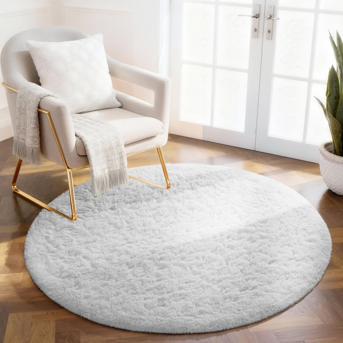 Ophanie Leopard Rugs for Bedroom Living Room, Cheetah Print Rug Fluffy Shag Large Fuzzy Plush Soft Throw,Large Shaggy Floor Faux Animal Throw 4x6 Carpets,Decor Aesthetic with Over 99 pcs Pile fibers