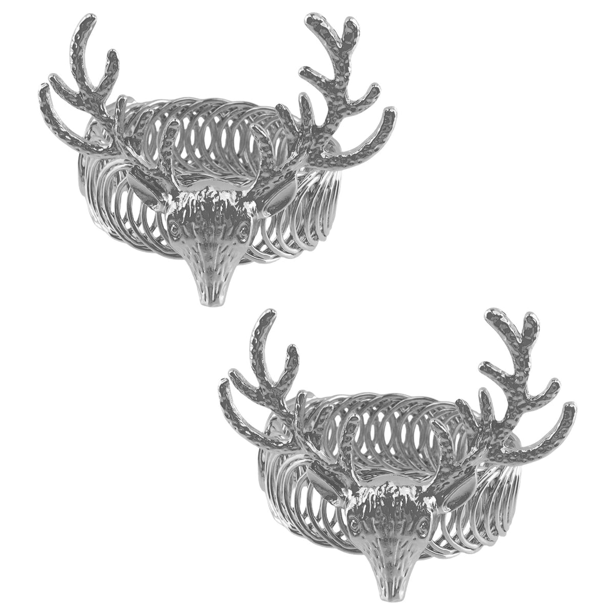 Silver Butterfly Curtain Tiebacks No-Drill, 2 Packs