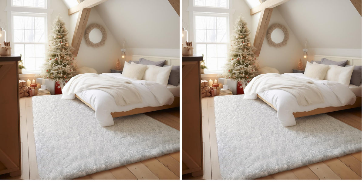 Ophanie Leopard Rugs for Bedroom Living Room, Cheetah Print Rug Fluffy Shag Large Fuzzy Plush Soft Throw,Large Shaggy Floor Faux Animal Throw 4x6 Carpets,Decor Aesthetic with Over 99 pcs Pile fibers
