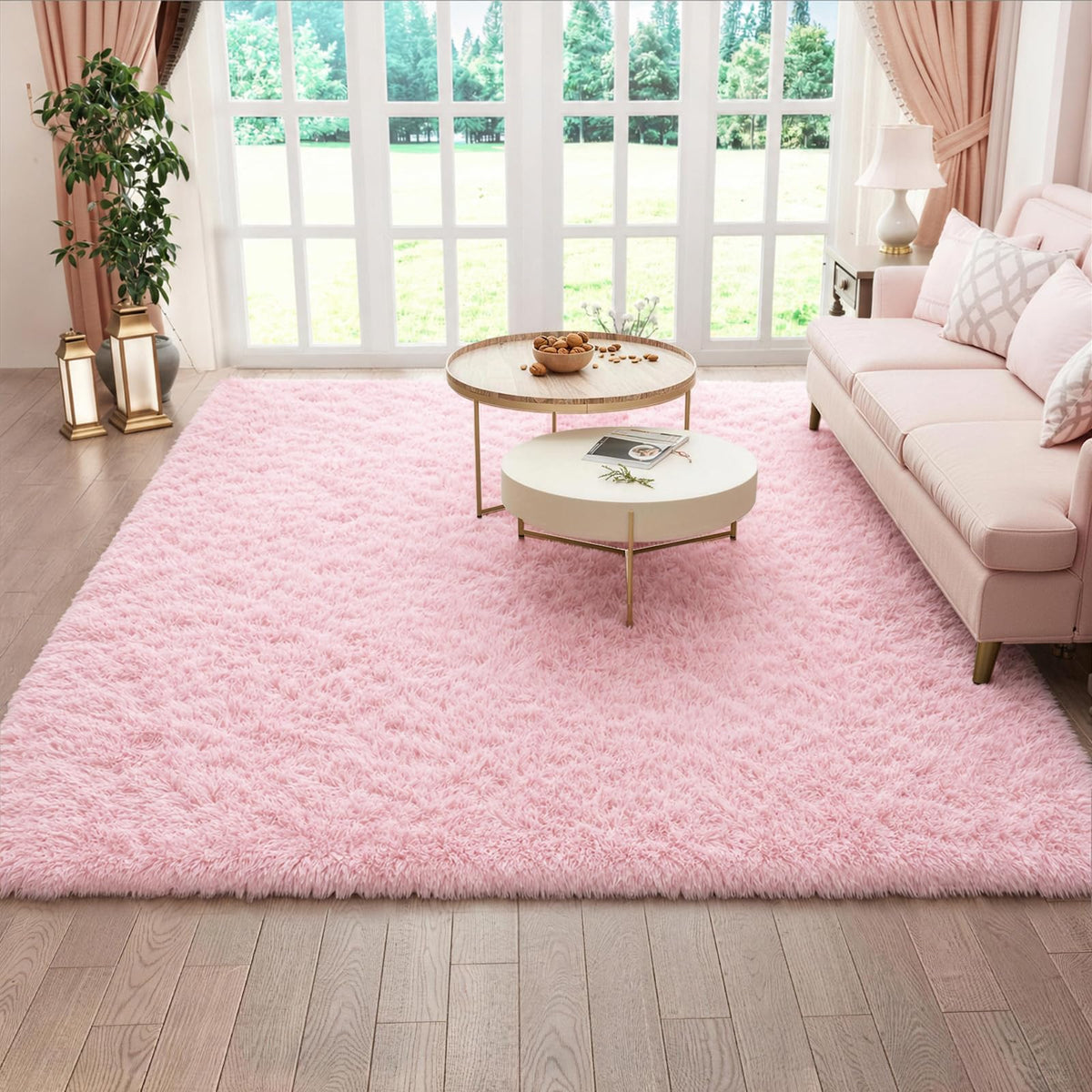 Ophanie Leopard Rugs for Bedroom Living Room, Cheetah Print Rug Fluffy Shag Large Fuzzy Plush Soft Throw,Large Shaggy Floor Faux Animal Throw 4x6 Carpets,Decor Aesthetic with Over 99 pcs Pile fibers