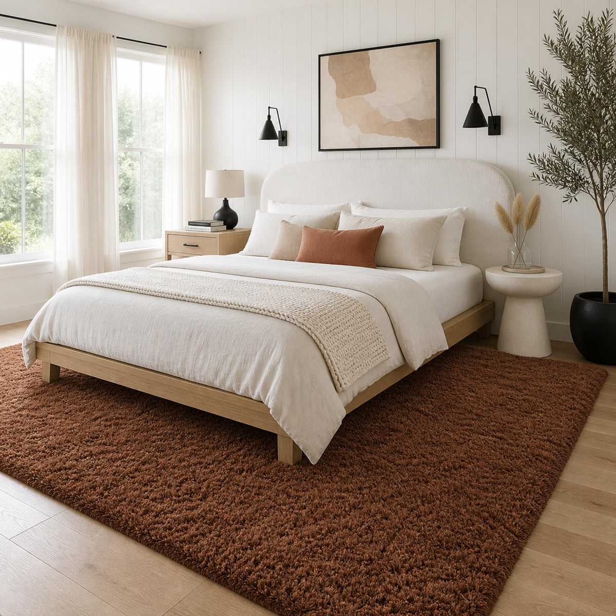 Ophanie Leopard Rugs for Bedroom Living Room, Cheetah Print Rug Fluffy Shag Large Fuzzy Plush Soft Throw,Large Shaggy Floor Faux Animal Throw 4x6 Carpets,Decor Aesthetic with Over 99 pcs Pile fibers
