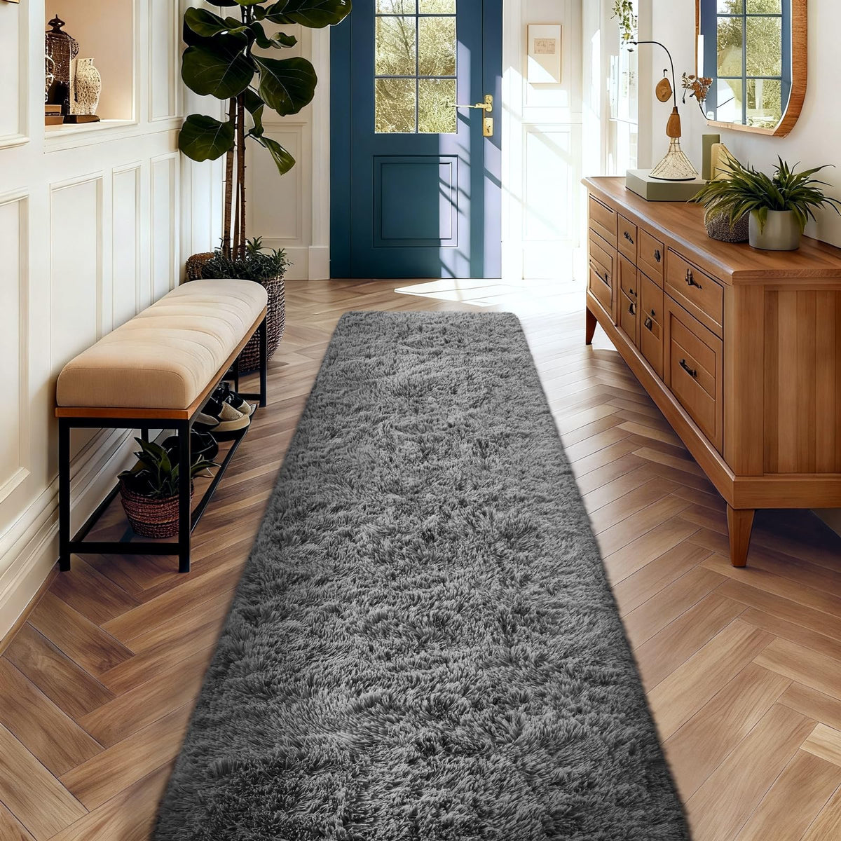 Ophanie Leopard Rugs for Bedroom Living Room, Cheetah Print Rug Fluffy Shag Large Fuzzy Plush Soft Throw,Large Shaggy Floor Faux Animal Throw 4x6 Carpets,Decor Aesthetic with Over 99 pcs Pile fibers