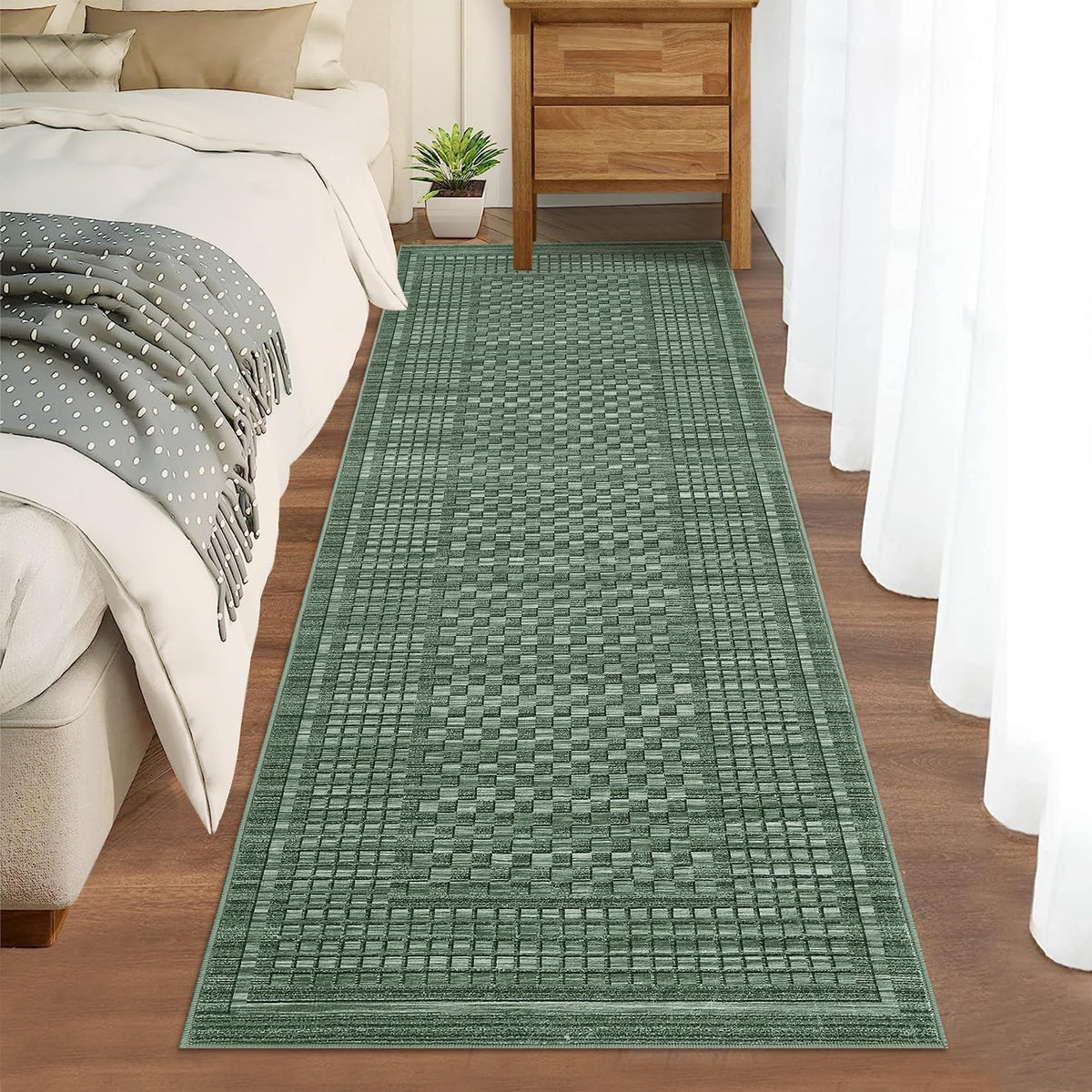 GarveeHome Large Living Room Rugs 8x10 Area Rugs Machine Washable Modern Geometric Neutral Rug Non Slip Low Pile Farmhouse Stain Resistant Carpet for Bedroom Nursery Classroom Dorm 8 ft x10 ft Multi