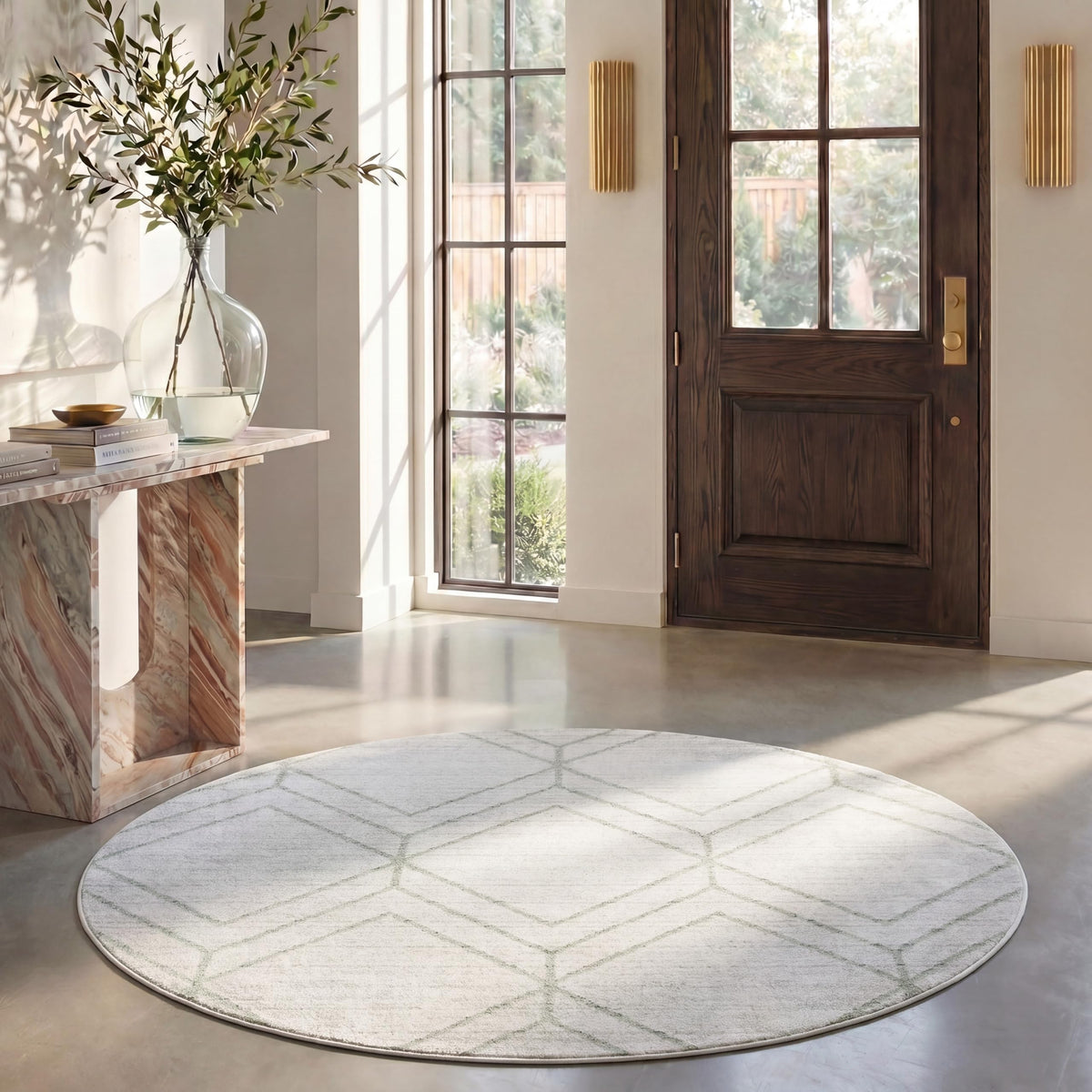 SAFAVIEH Adirondack Area Rug 8'x10', Modern Sage & Ivory ADR241Y