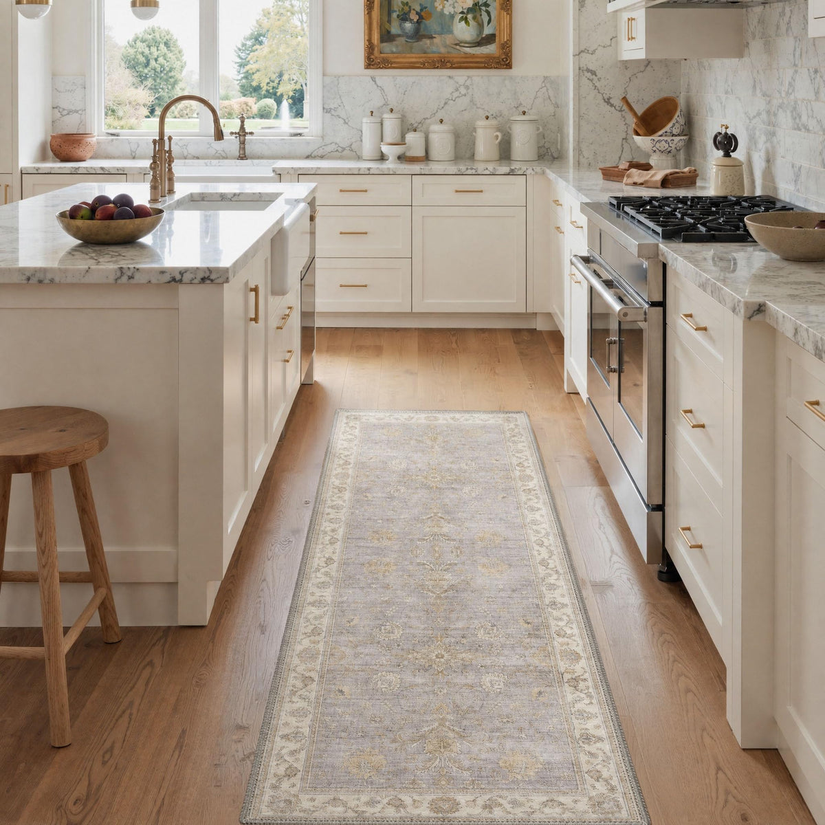 8x10 Area Rug Washable Rug for Living Room Bedroom Non Slip Carpet Taupe