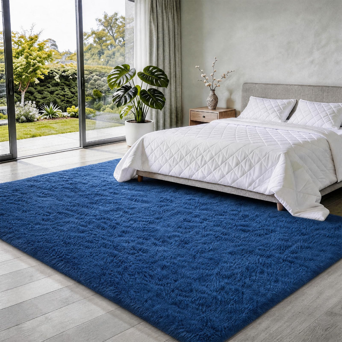 Ophanie Leopard Rugs for Bedroom Living Room, Cheetah Print Rug Fluffy Shag Large Fuzzy Plush Soft Throw,Large Shaggy Floor Faux Animal Throw 4x6 Carpets,Decor Aesthetic with Over 99 pcs Pile fibers