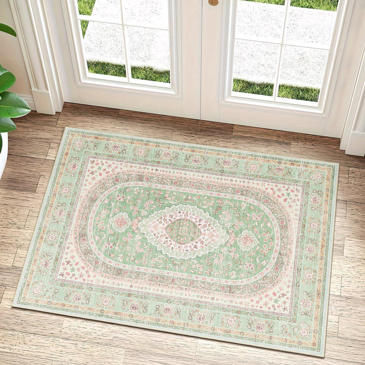 5x7 Area Rugs Modern Washable Rug for Living Room Bedroom