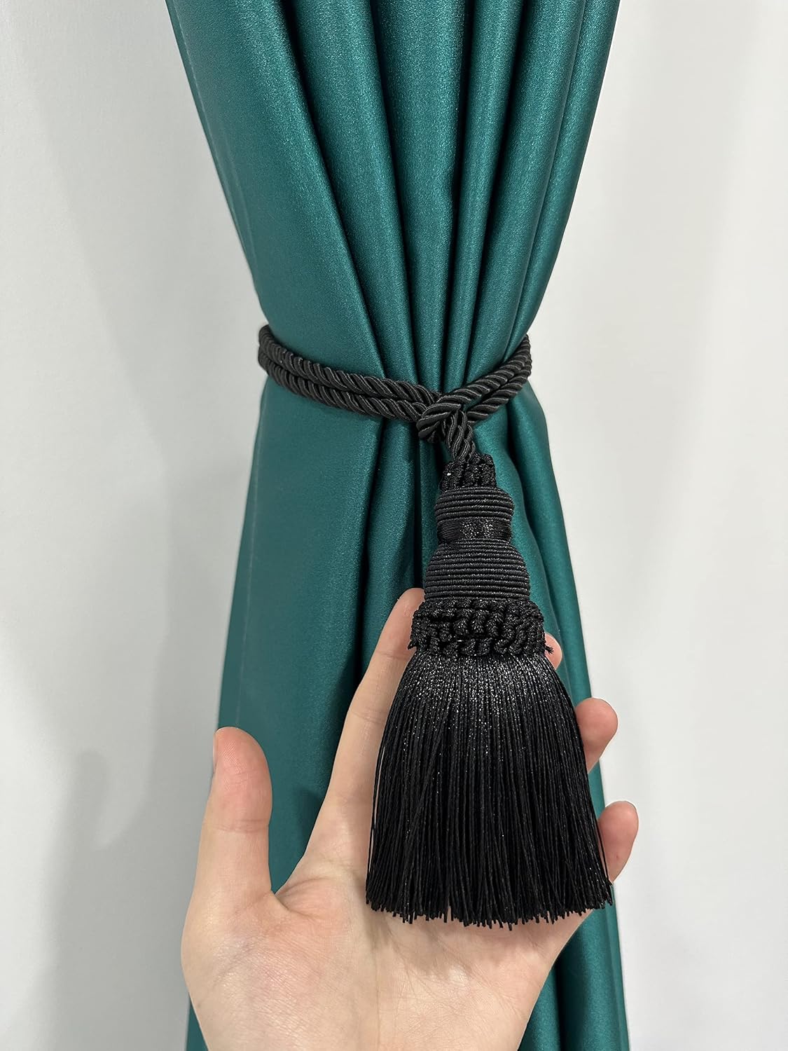 2 Pack Curtain Tie Backs Rope Tassels for Curtain Holdback