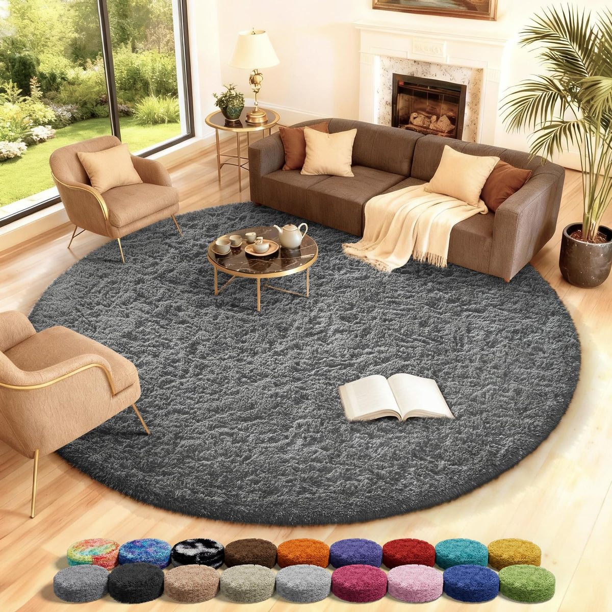 Ophanie Leopard Rugs for Bedroom Living Room, Cheetah Print Rug Fluffy Shag Large Fuzzy Plush Soft Throw,Large Shaggy Floor Faux Animal Throw 4x6 Carpets,Decor Aesthetic with Over 99 pcs Pile fibers