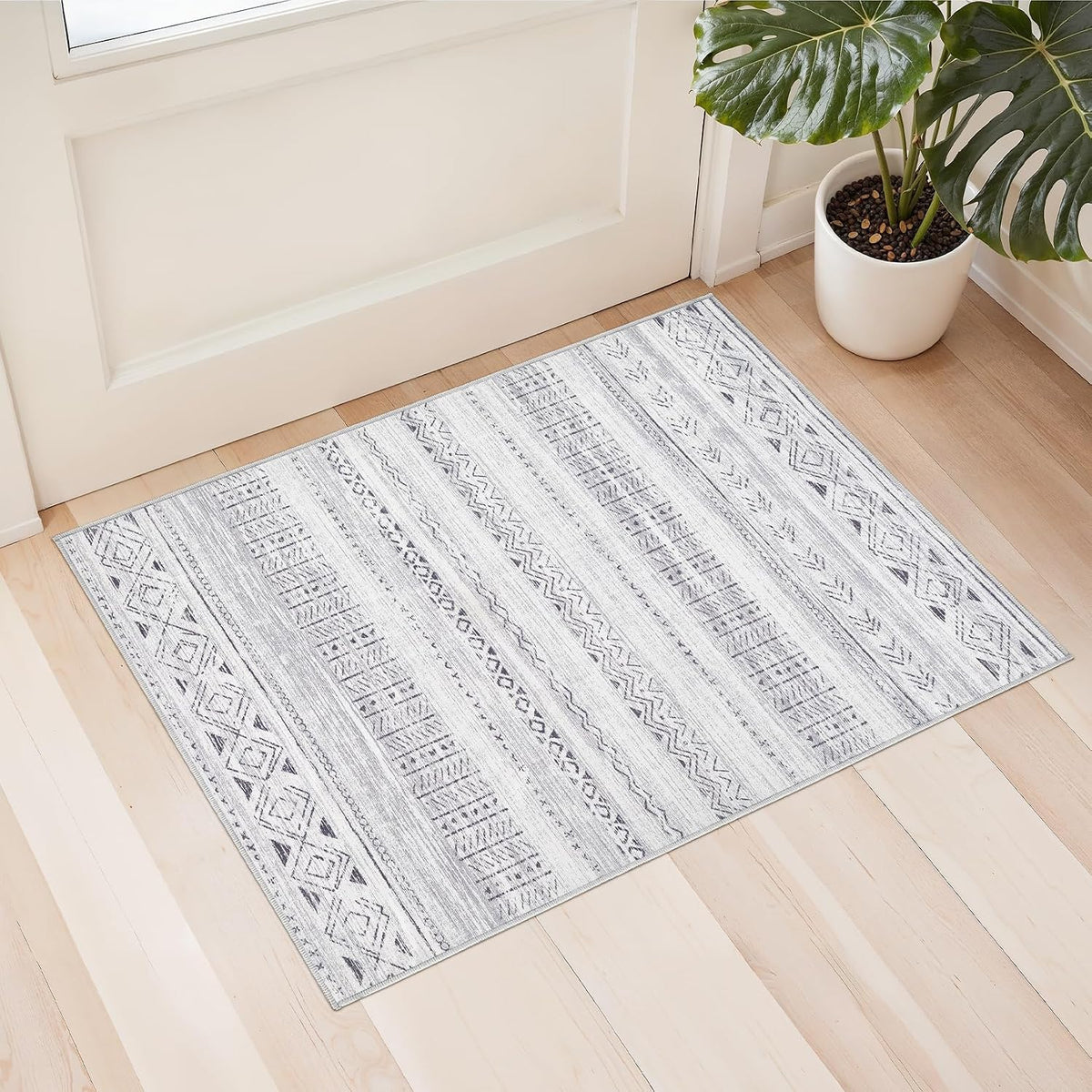 cotiled 6x9 Area Rugs for Living Room: Boho Washable Rug for Dining Room