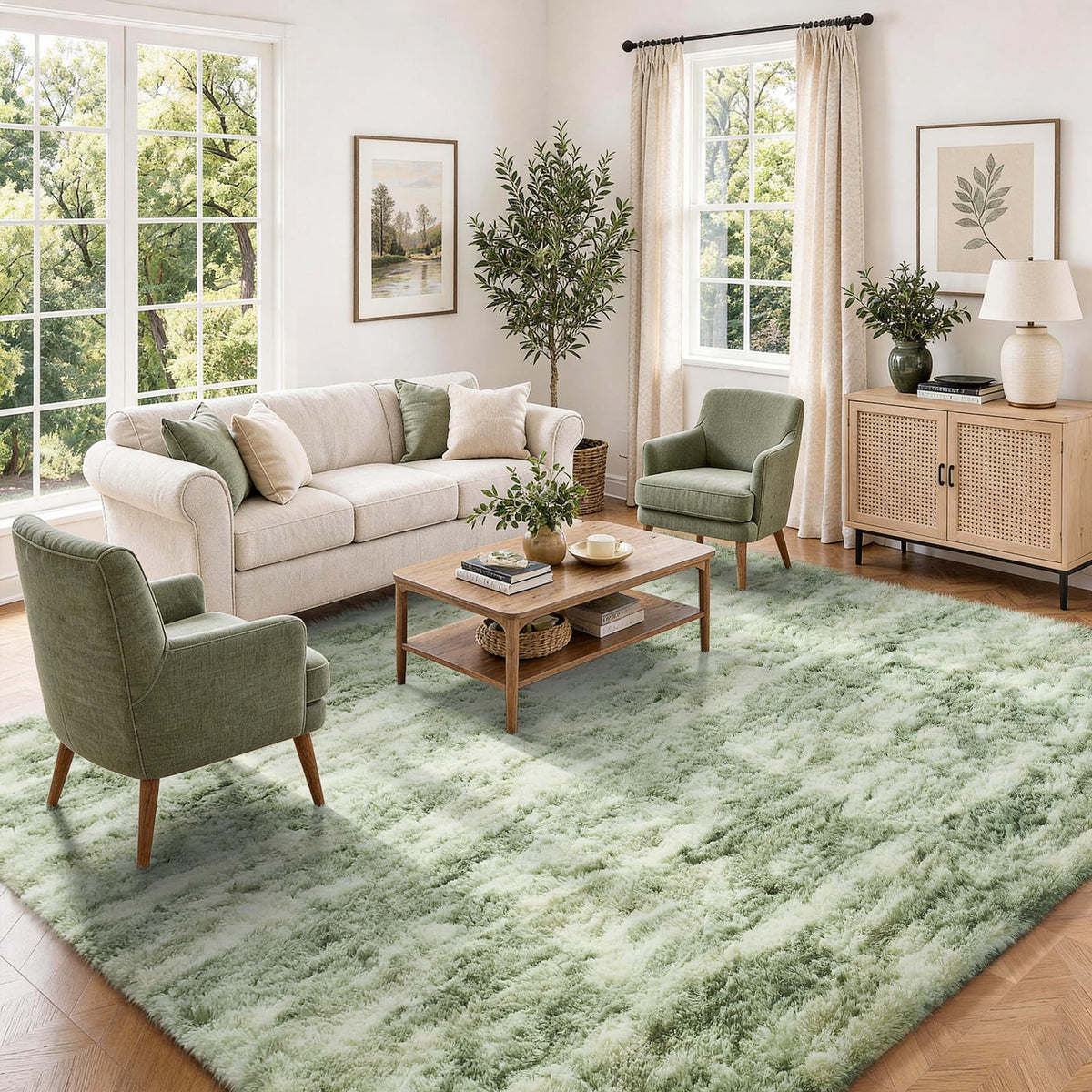 Ophanie Leopard Rugs for Bedroom Living Room, Cheetah Print Rug Fluffy Shag Large Fuzzy Plush Soft Throw,Large Shaggy Floor Faux Animal Throw 4x6 Carpets,Decor Aesthetic with Over 99 pcs Pile fibers