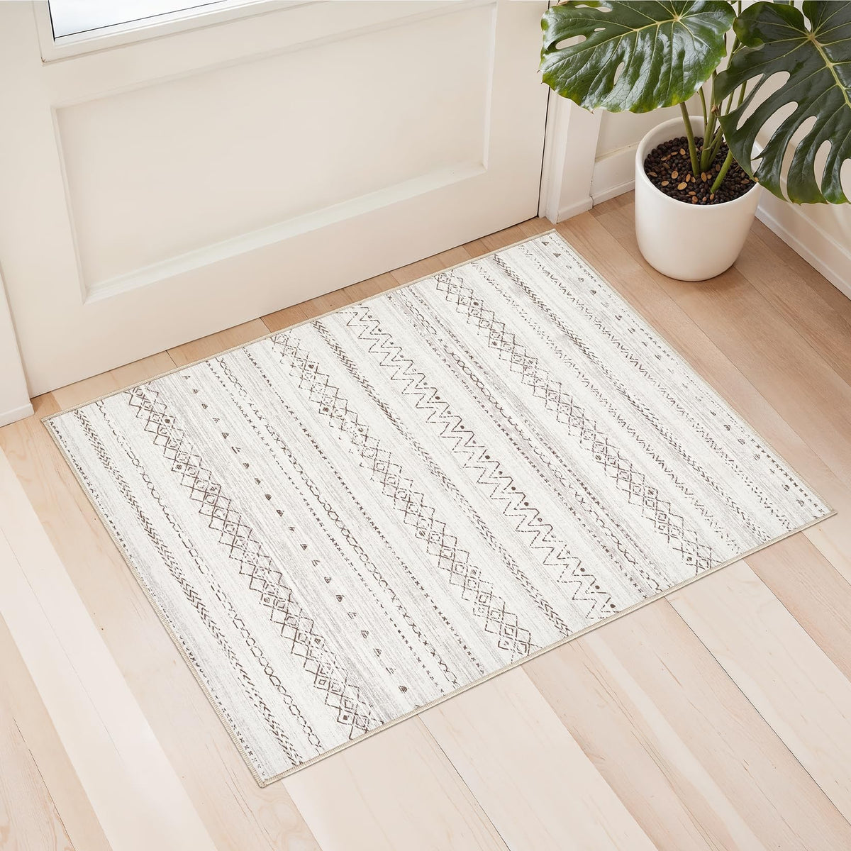 cotiled 6x9 Area Rugs for Living Room: Boho Washable Rug for Dining Room