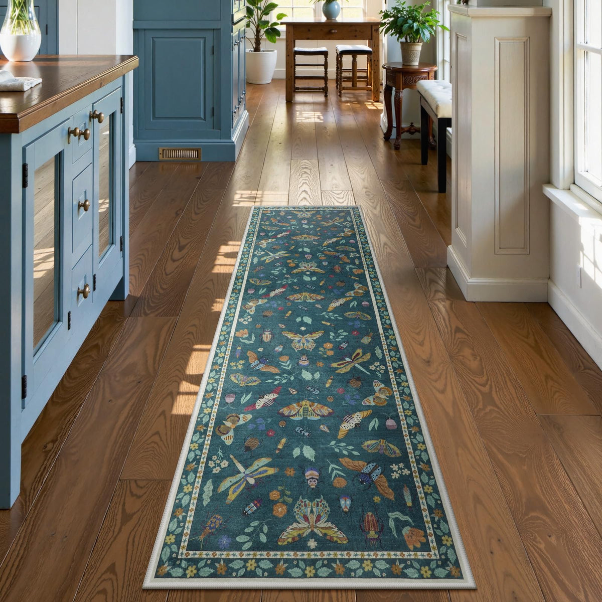 Lahome Insect 5x7 Area Rugs, Soft Bug Washable Rugs for Bedroom Living Room