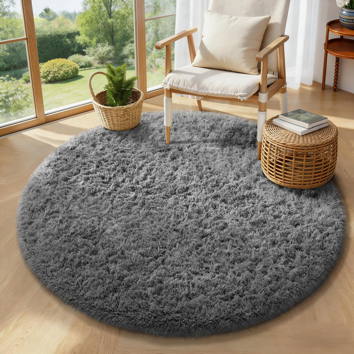 Ophanie Leopard Rugs for Bedroom Living Room, Cheetah Print Rug Fluffy Shag Large Fuzzy Plush Soft Throw,Large Shaggy Floor Faux Animal Throw 4x6 Carpets,Decor Aesthetic with Over 99 pcs Pile fibers