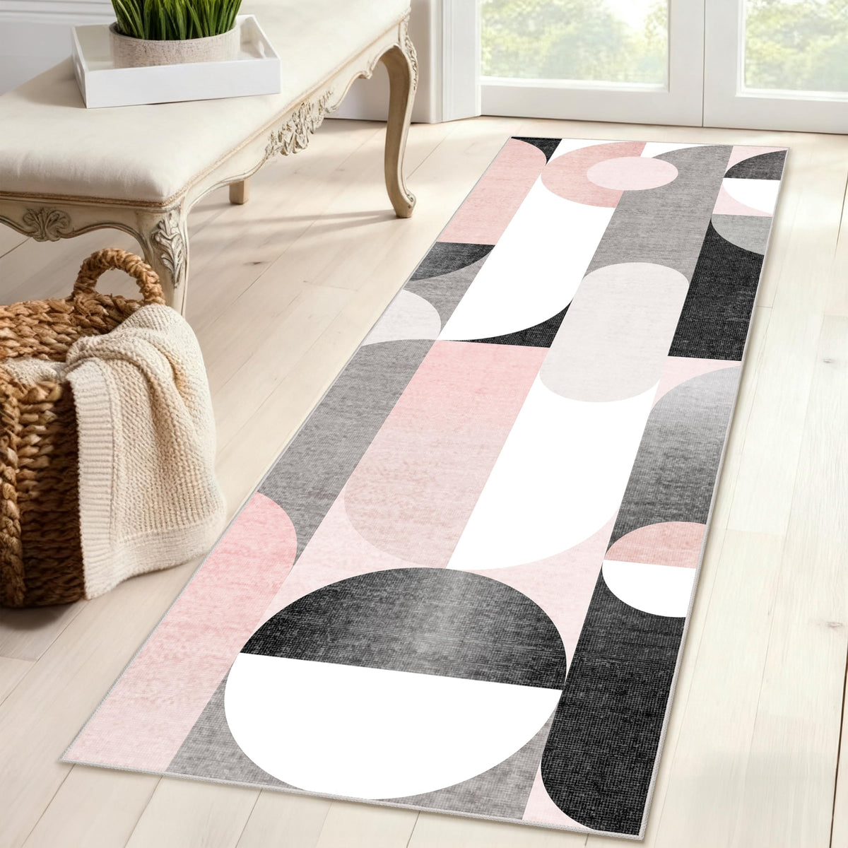 5x7 Area Rugs Modern Washable Rug for Living Room Bedroom