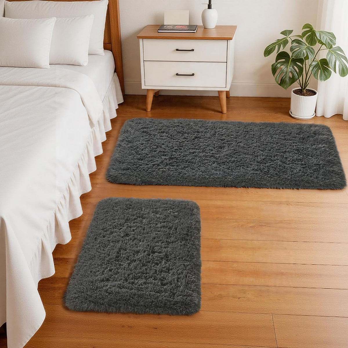 Ophanie Leopard Rugs for Bedroom Living Room, Cheetah Print Rug Fluffy Shag Large Fuzzy Plush Soft Throw,Large Shaggy Floor Faux Animal Throw 4x6 Carpets,Decor Aesthetic with Over 99 pcs Pile fibers