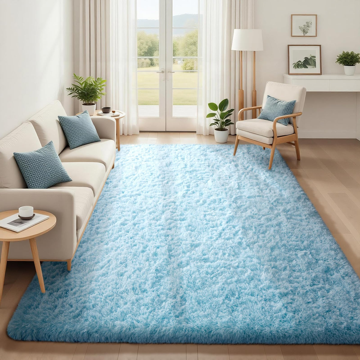 Ophanie Leopard Rugs for Bedroom Living Room, Cheetah Print Rug Fluffy Shag Large Fuzzy Plush Soft Throw,Large Shaggy Floor Faux Animal Throw 4x6 Carpets,Decor Aesthetic with Over 99 pcs Pile fibers