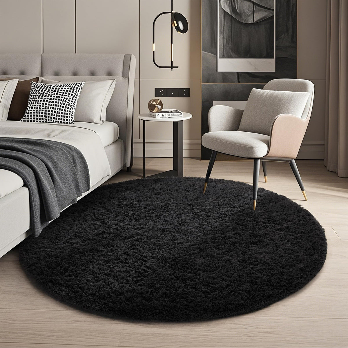 Ophanie Leopard Rugs for Bedroom Living Room, Cheetah Print Rug Fluffy Shag Large Fuzzy Plush Soft Throw,Large Shaggy Floor Faux Animal Throw 4x6 Carpets,Decor Aesthetic with Over 99 pcs Pile fibers