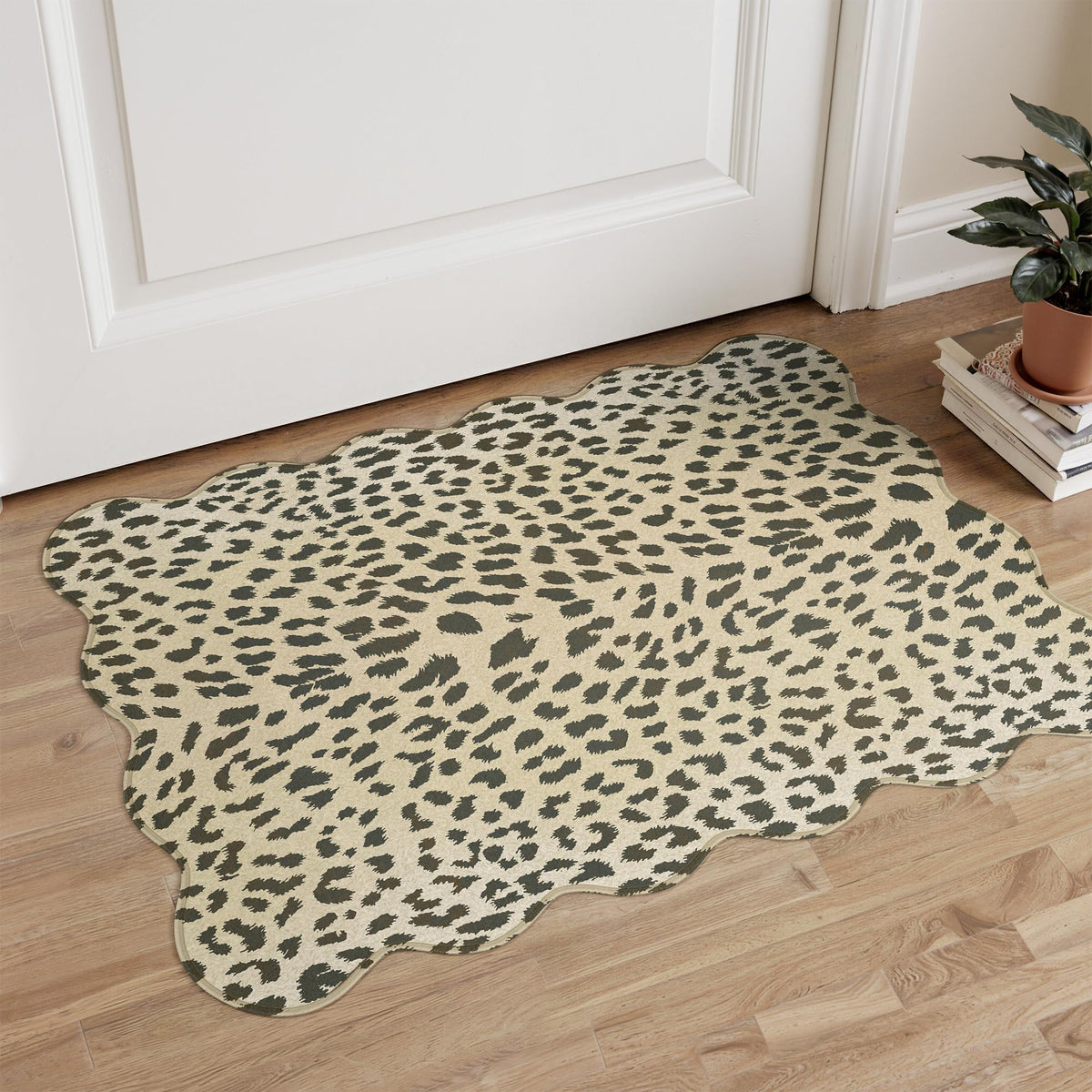 Bavni Zebra Print Rugs 5x7 Washable Area Carpet for Bedroom Living Room