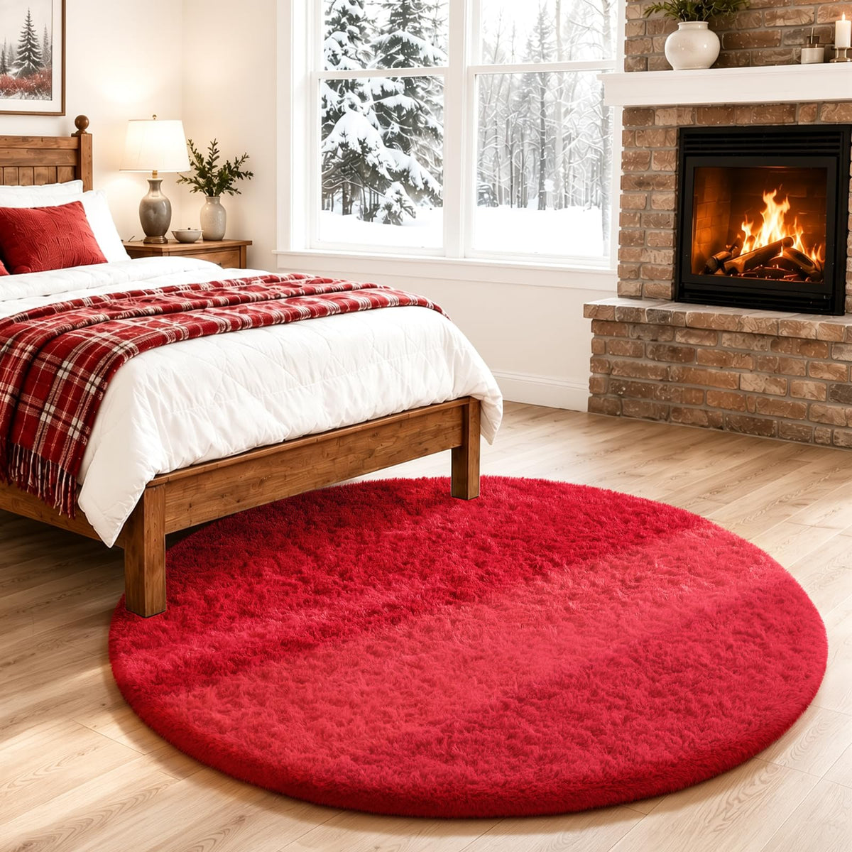 Ophanie Leopard Rugs for Bedroom Living Room, Cheetah Print Rug Fluffy Shag Large Fuzzy Plush Soft Throw,Large Shaggy Floor Faux Animal Throw 4x6 Carpets,Decor Aesthetic with Over 99 pcs Pile fibers