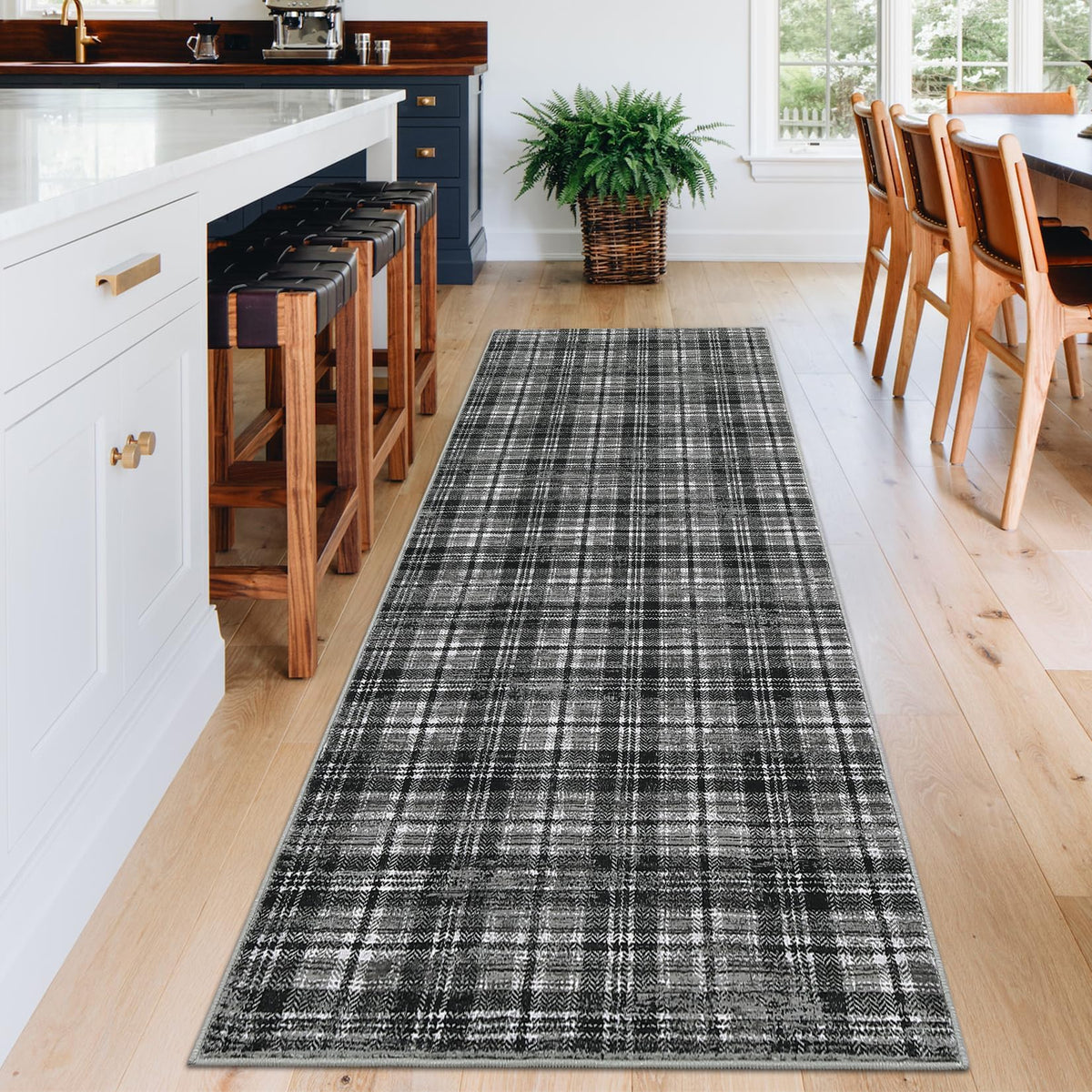 Large Living Room Rugs 8x10 Area Rugs Machine Washable Modern Geometric Neutral Rug Non Slip Low Pile Farmhouse Stain Resistant Carpet for Bedroom Nursery Classroom Dorm 8'x10' Multi