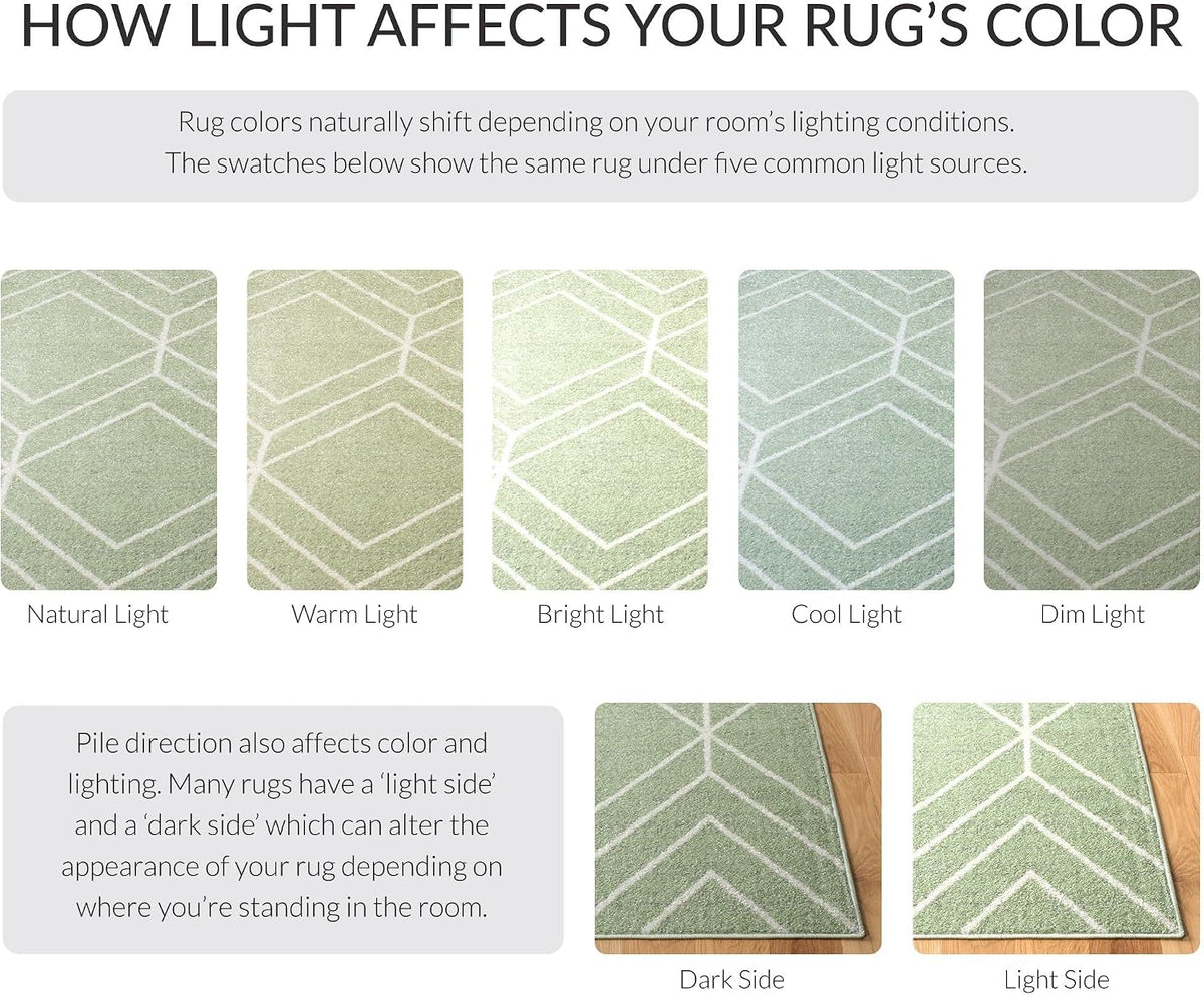 SAFAVIEH Adirondack Area Rug 8'x10', Modern Sage & Ivory ADR241Y