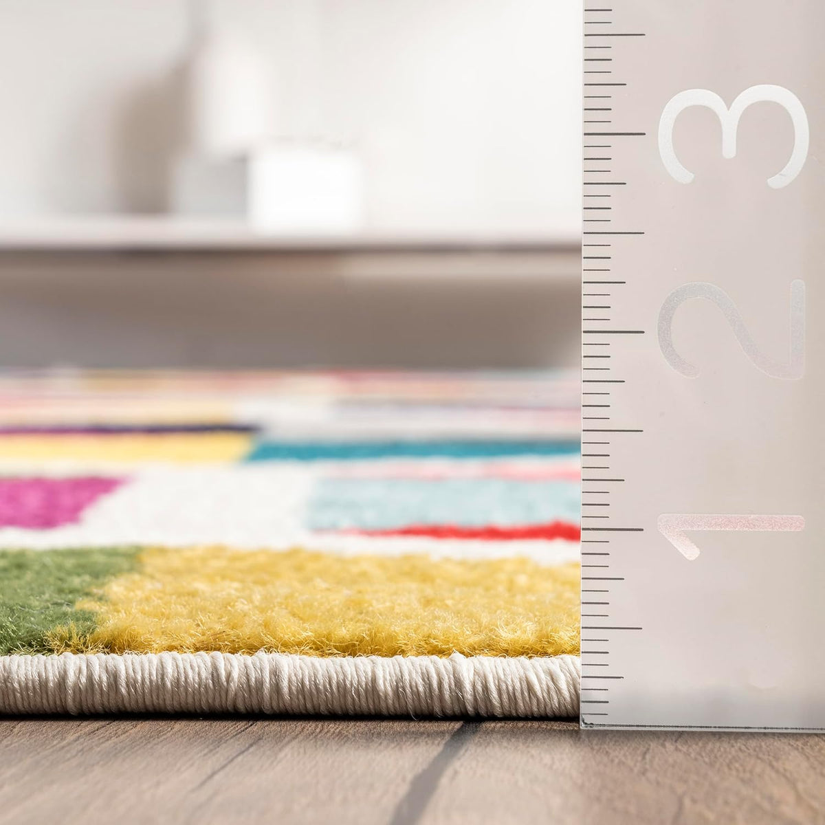 nuLOOM Maris Multicolor Geometric Power Loomed Area Rug, 4' x 6'