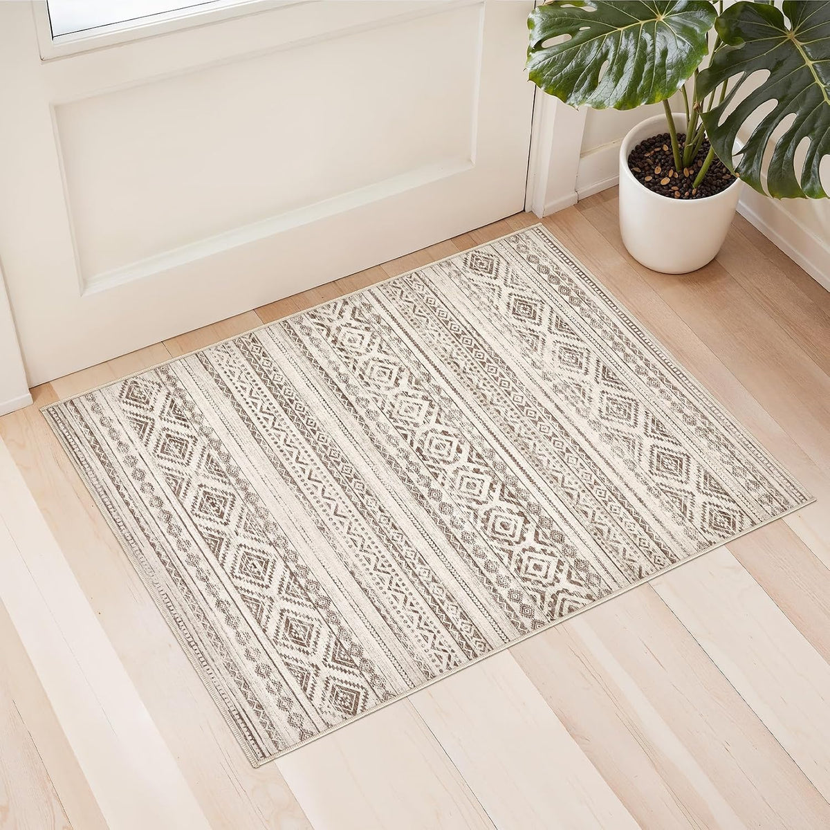 cotiled 6x9 Area Rugs for Living Room: Boho Washable Rug for Dining Room