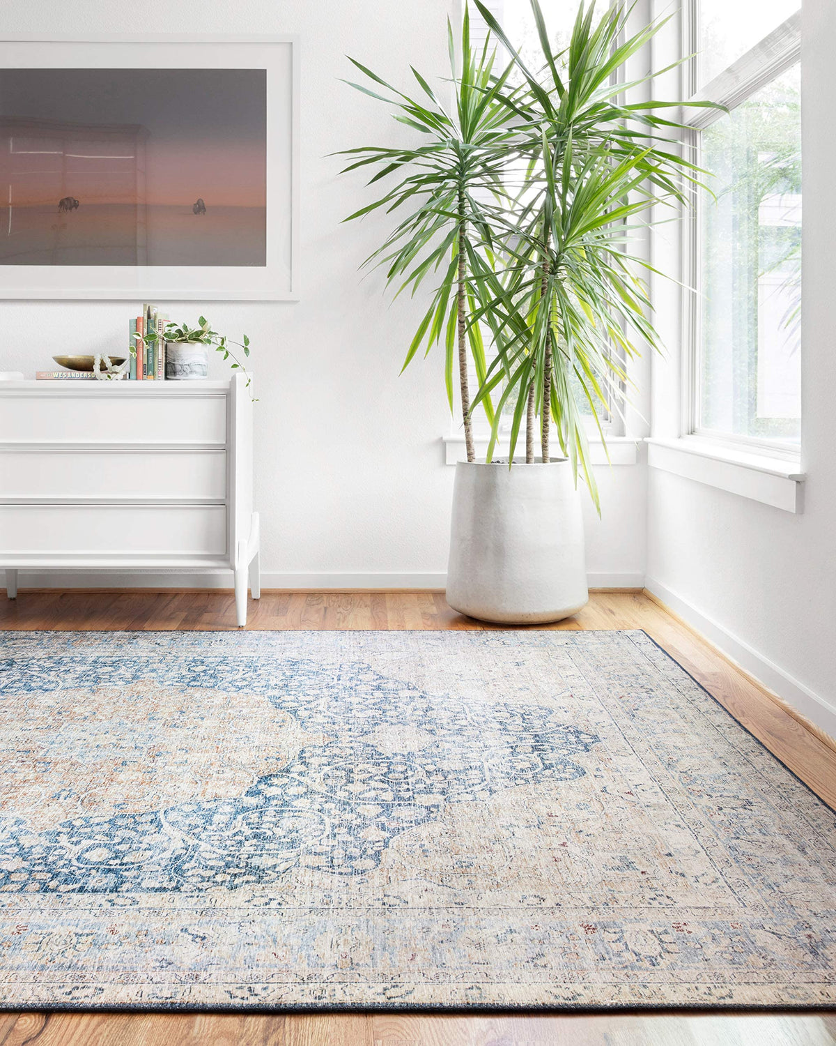 Loloi Layla Olive/Charcoal 7'-6" x 9'-6" Area Rug