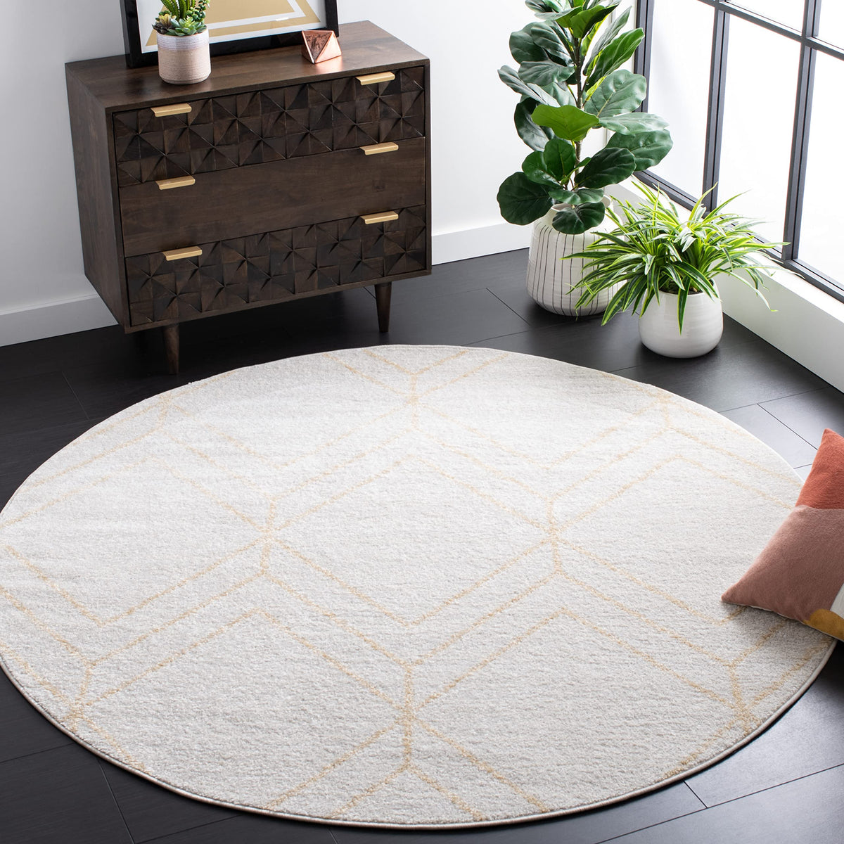 SAFAVIEH Adirondack Area Rug 8'x10', Modern Sage & Ivory ADR241Y