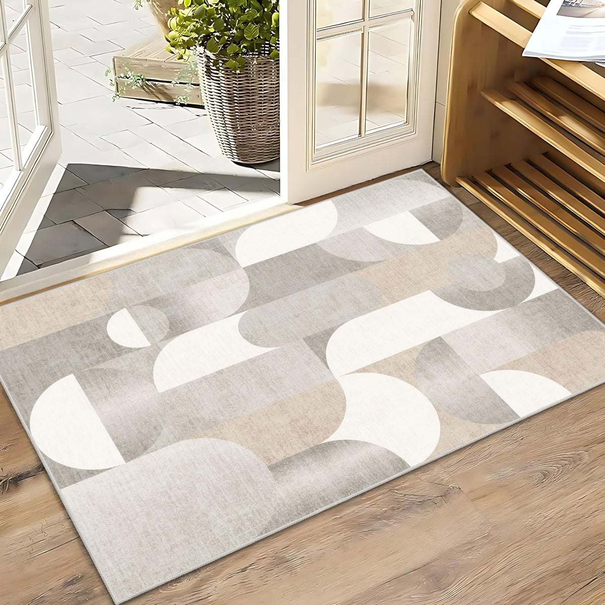 5x7 Area Rugs Modern Washable Rug for Living Room Bedroom