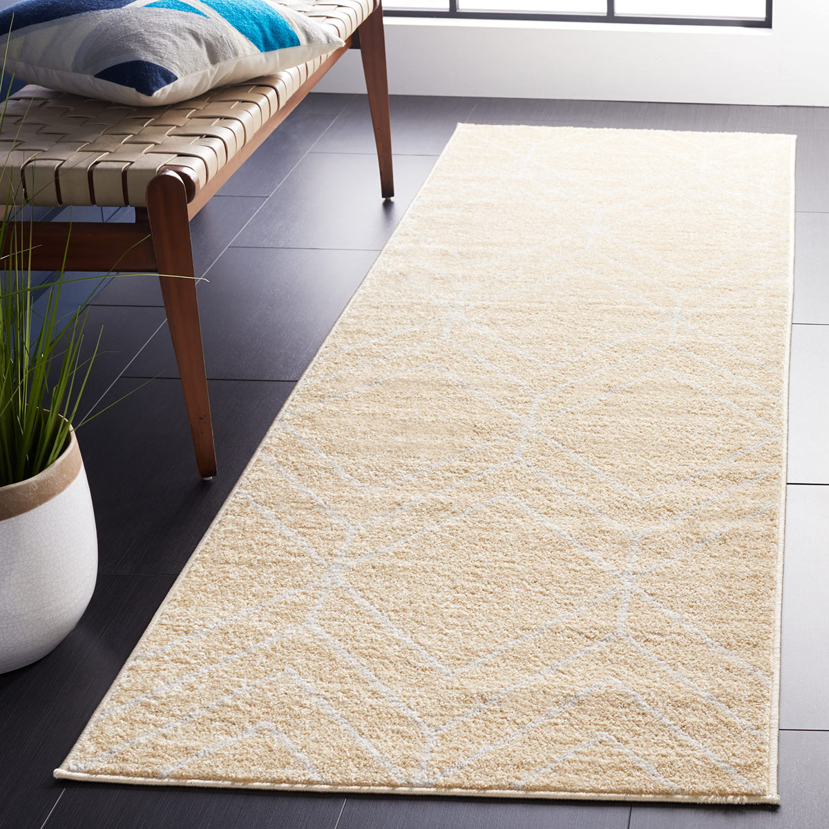 SAFAVIEH Adirondack Area Rug 8'x10', Modern Sage & Ivory ADR241Y