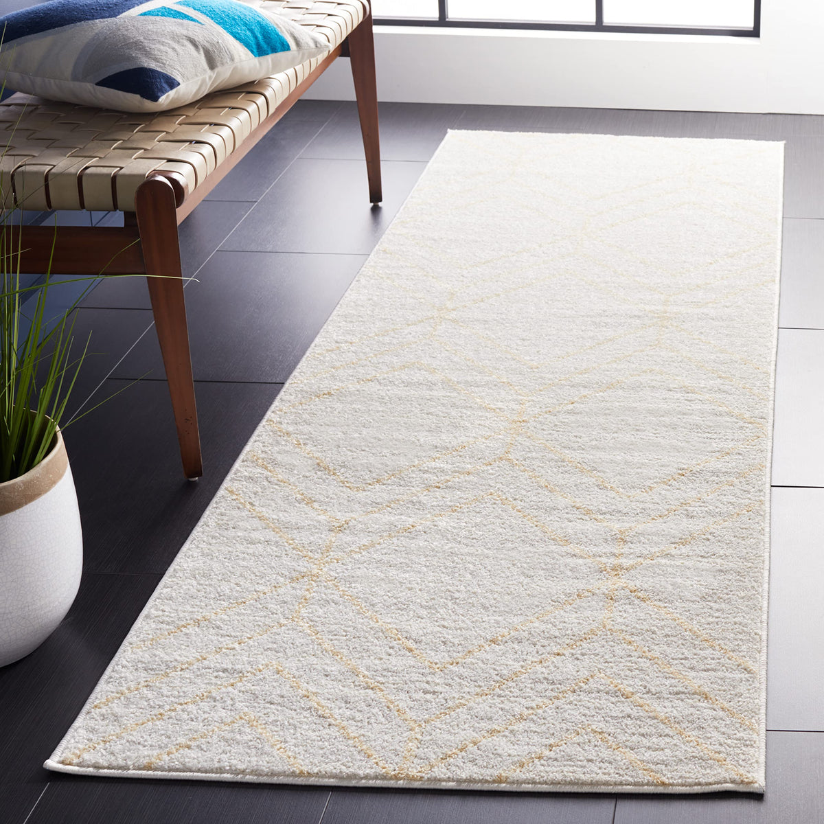 SAFAVIEH Adirondack Area Rug 8'x10', Modern Sage & Ivory ADR241Y