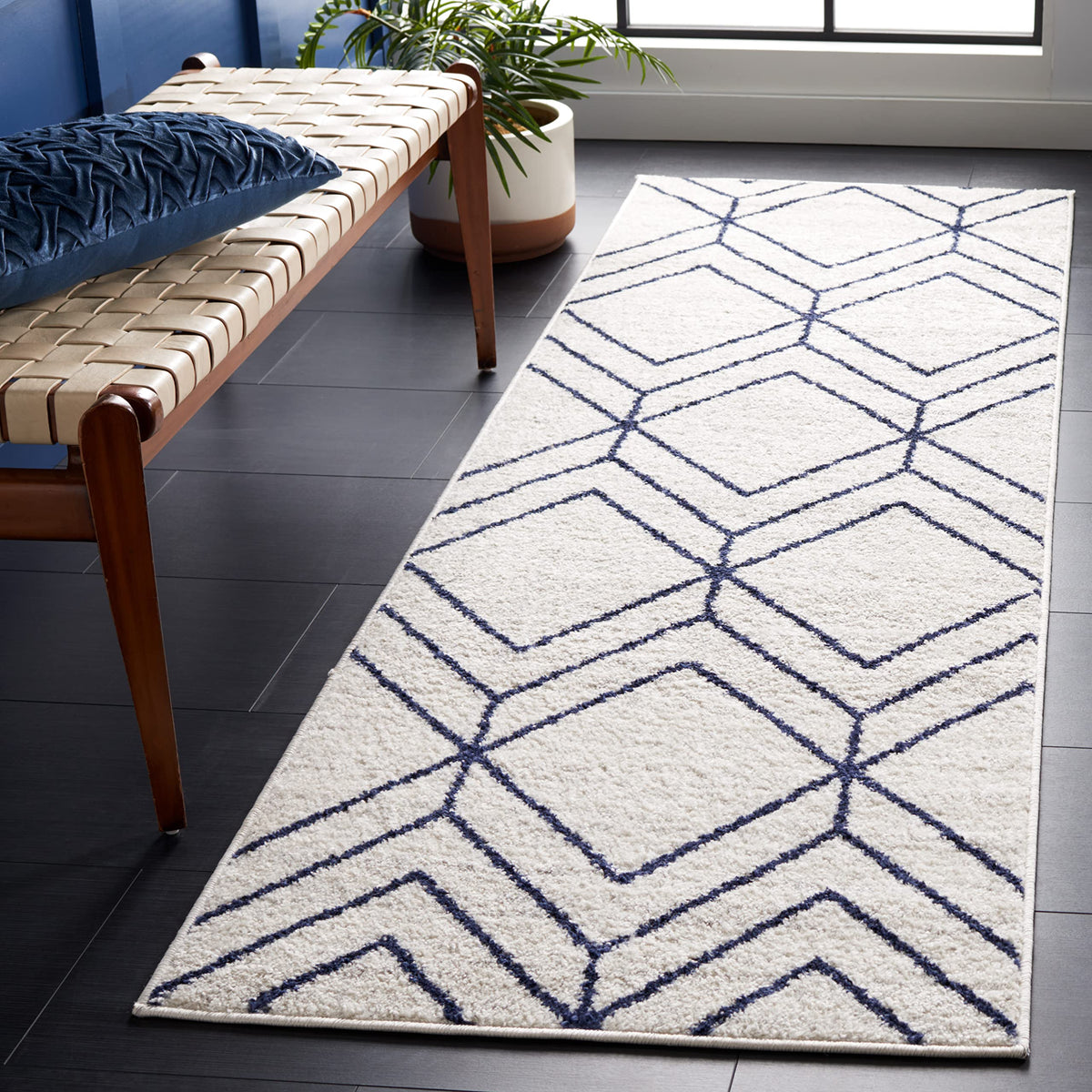 SAFAVIEH Adirondack Area Rug 8'x10', Modern Sage & Ivory ADR241Y