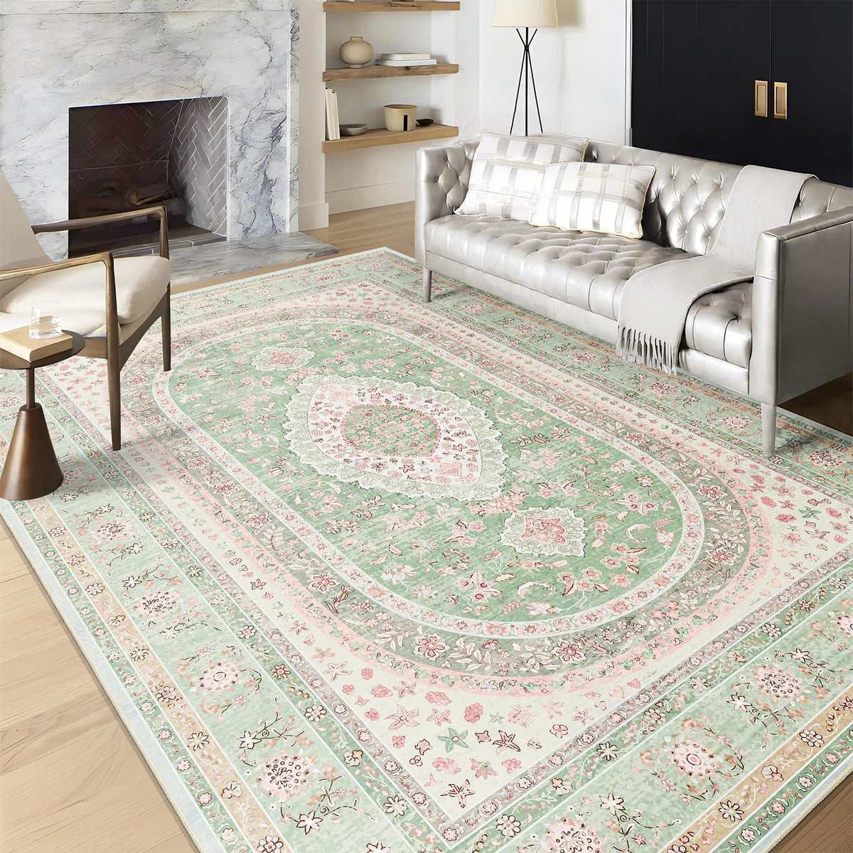 5x7 Area Rugs Modern Washable Rug for Living Room Bedroom