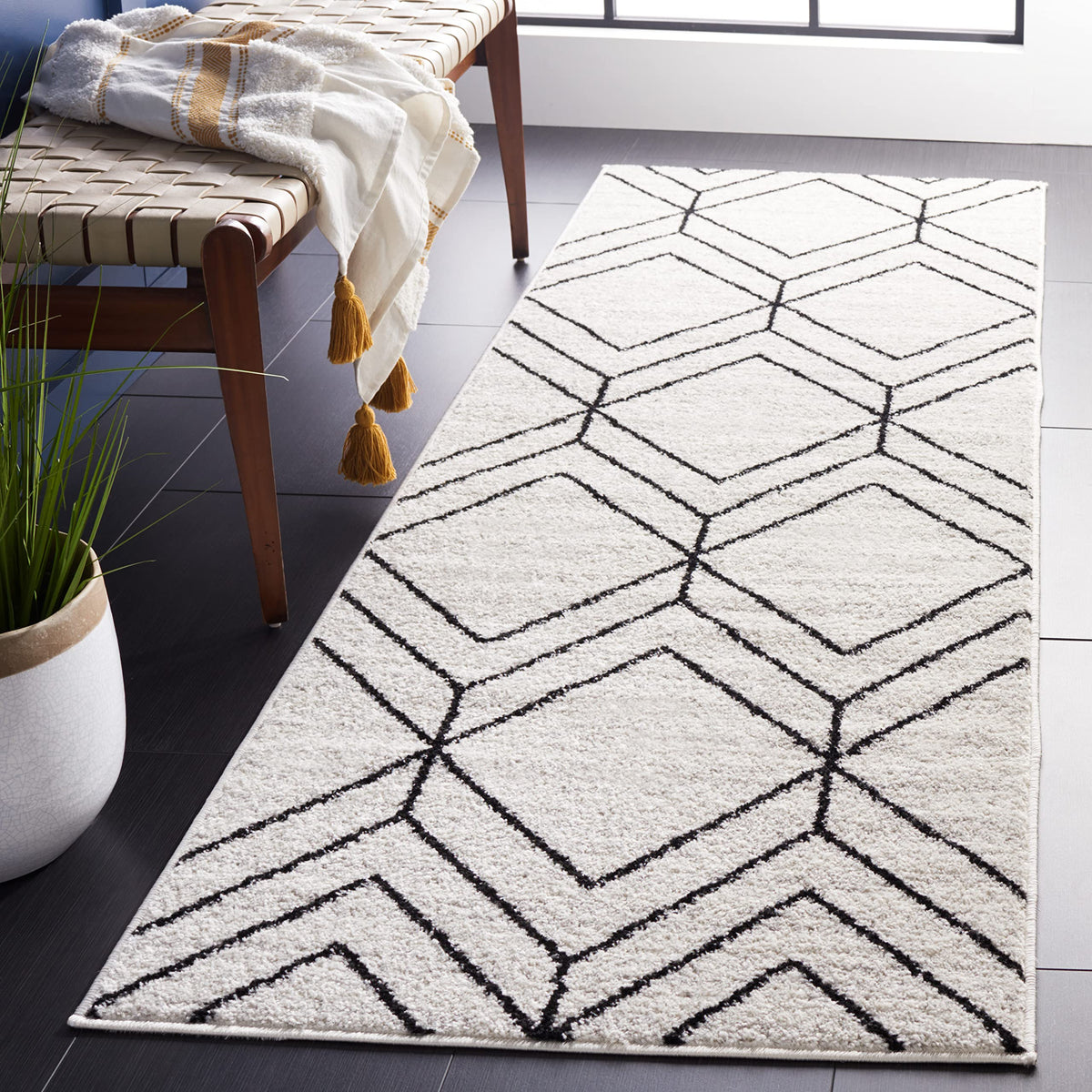 SAFAVIEH Adirondack Area Rug 8'x10', Modern Sage & Ivory ADR241Y