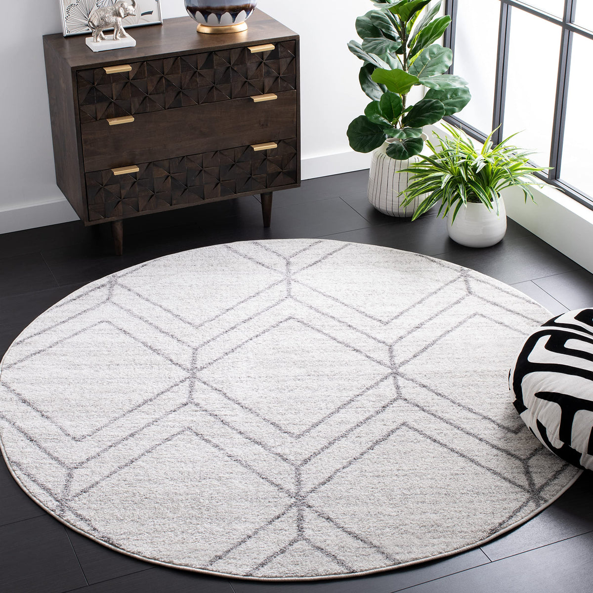 SAFAVIEH Adirondack Area Rug 8'x10', Modern Sage & Ivory ADR241Y