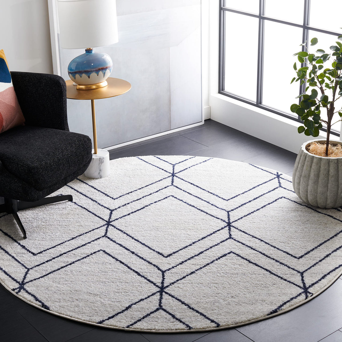 SAFAVIEH Adirondack Area Rug 8'x10', Modern Sage & Ivory ADR241Y