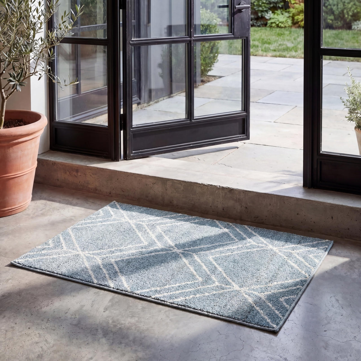 SAFAVIEH Adirondack Area Rug 8'x10', Modern Sage & Ivory ADR241Y